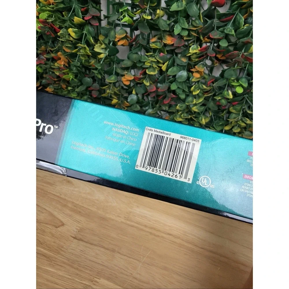 Logitech Cordless MediaBoard Pro Keyboard Bluetooth for PlayStation‎ 3 PS3, New